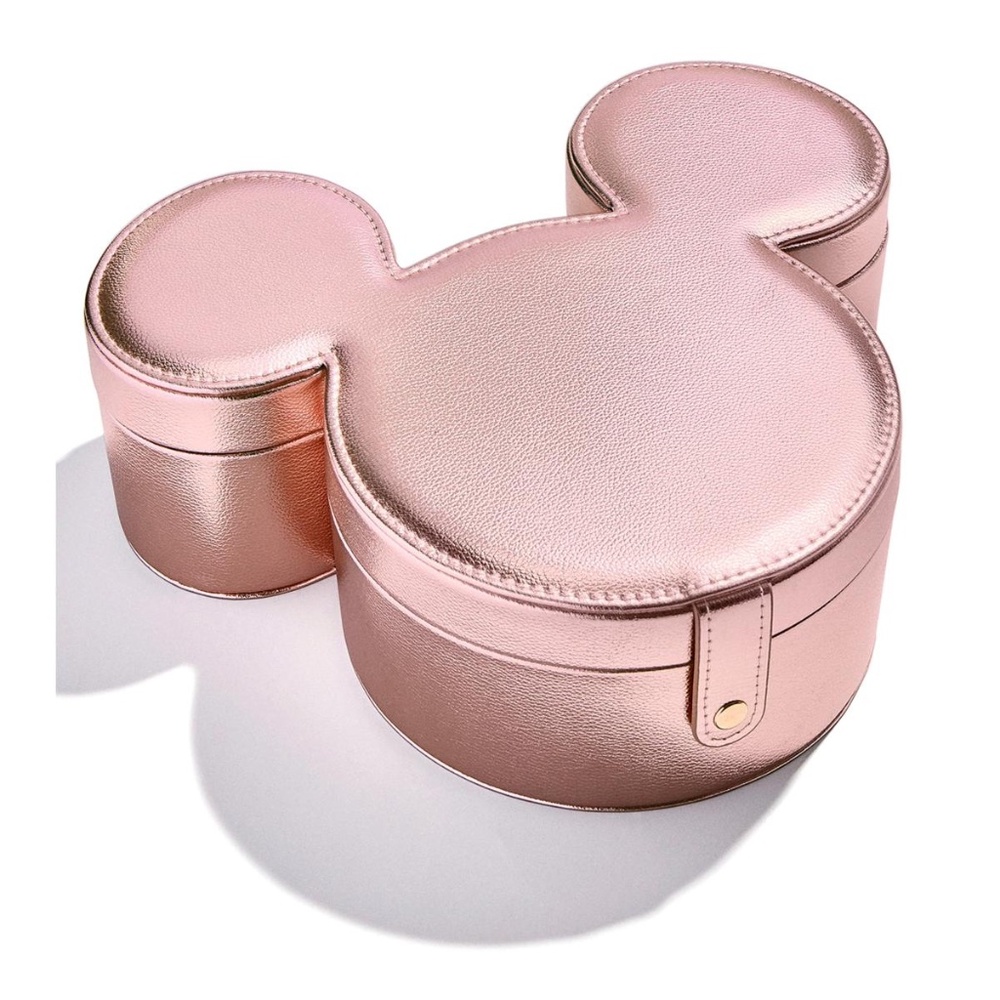BAUBLEBAR x Disney  Collab Mickey Mouse Metallic Pink Storage Case